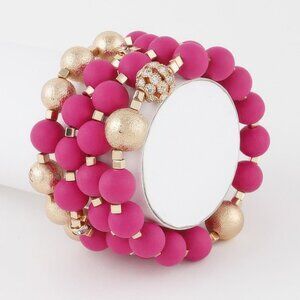 Multi Rhinestone Beaded Bracelet